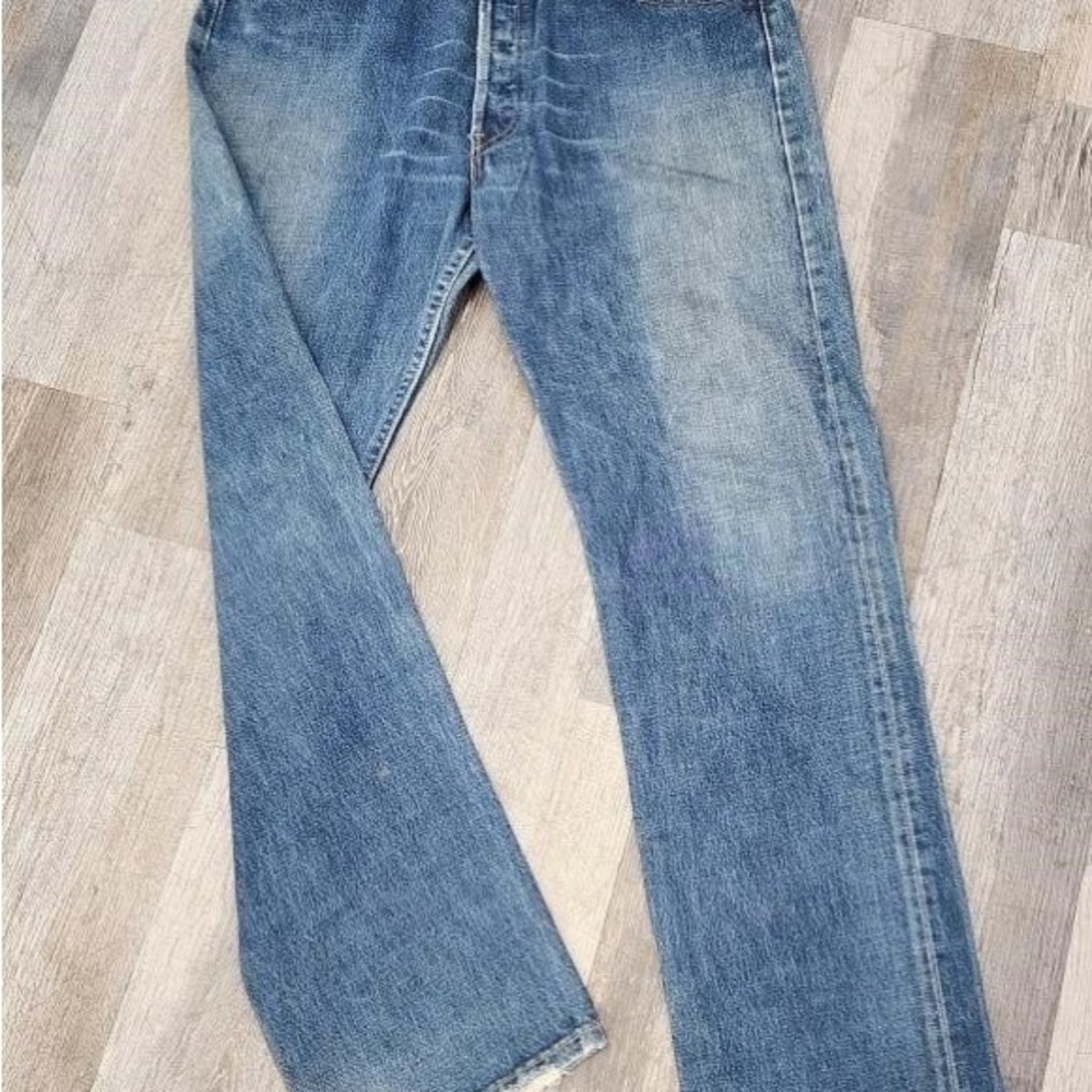 501 Levis Original XX Riveted Button Fly Jeans 33X30 Red Tab WPL 423 Circa 1990s